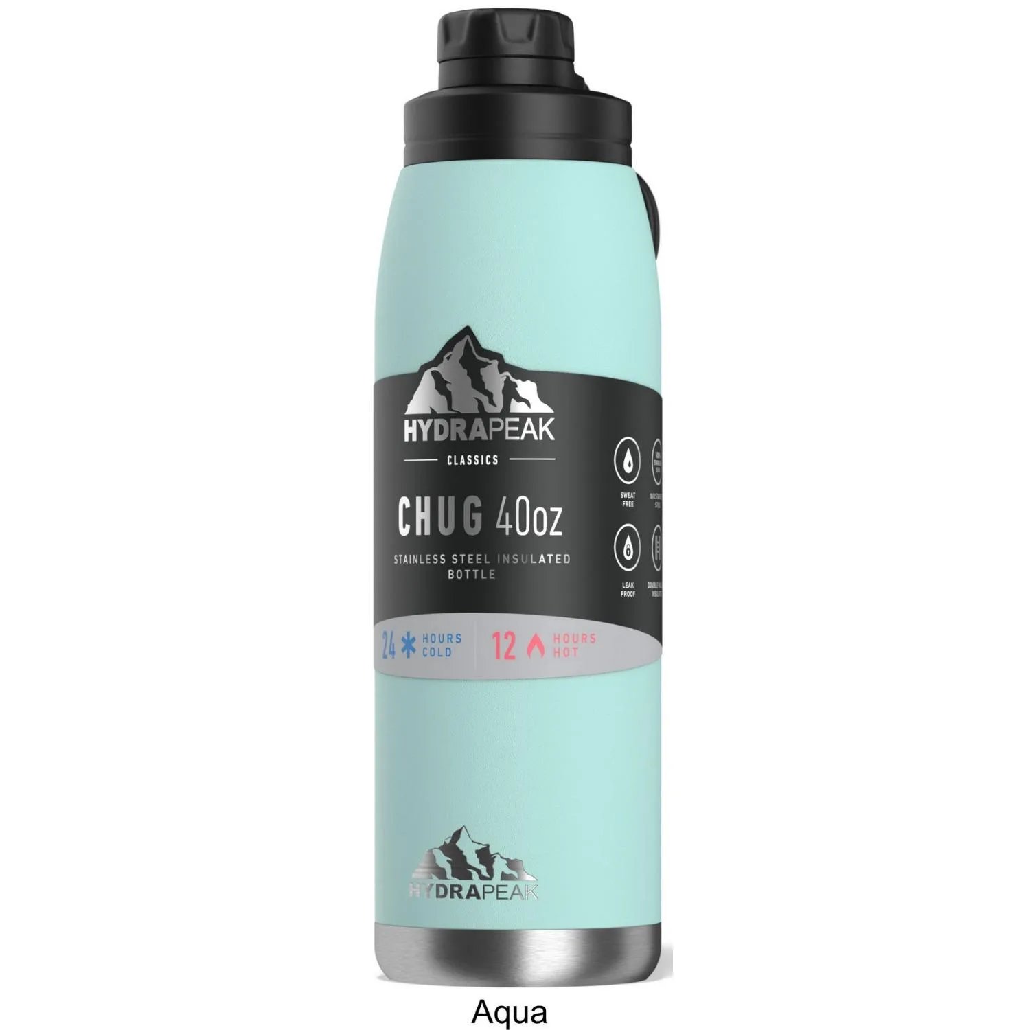 40 oz Hydrapeak® Stainless Steel Insulated Water Bottle view 4
