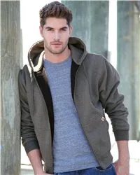 DRI DUCK® Men's Crossfire Heavyweight Power Fleece Hooded Jacket w/Thermal Lining view 5