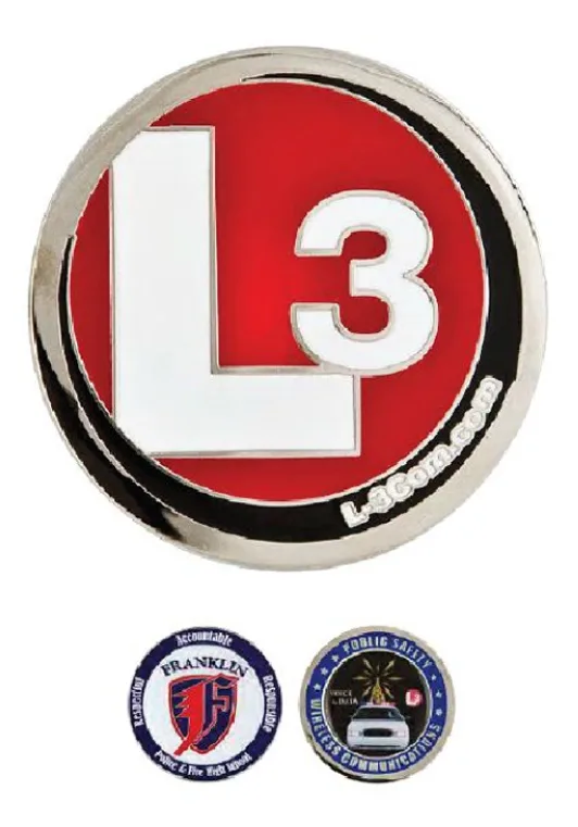 1.5" Challenge Coins - Zinc Core-Nickel Plating