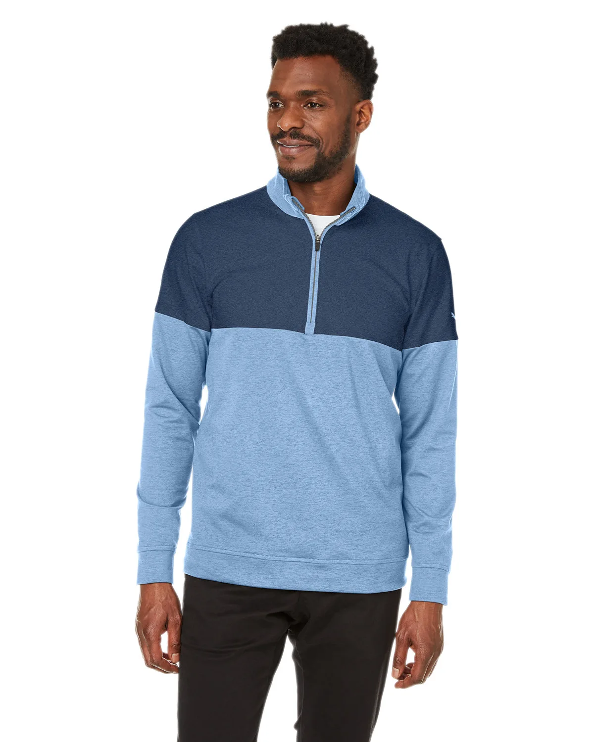 PUMA GOLF Men's Cloudspun Warm Up Quarter-Zip