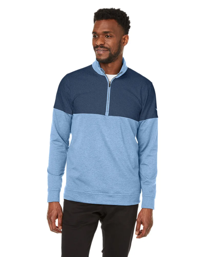 PUMA GOLF Men's Cloudspun Warm Up Quarter-Zip