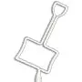 Snow Shovel Inkbend Standard, Bent Pen