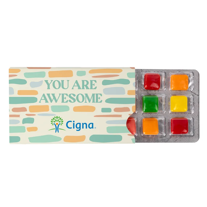 Assorted Chicklet Gum Pack