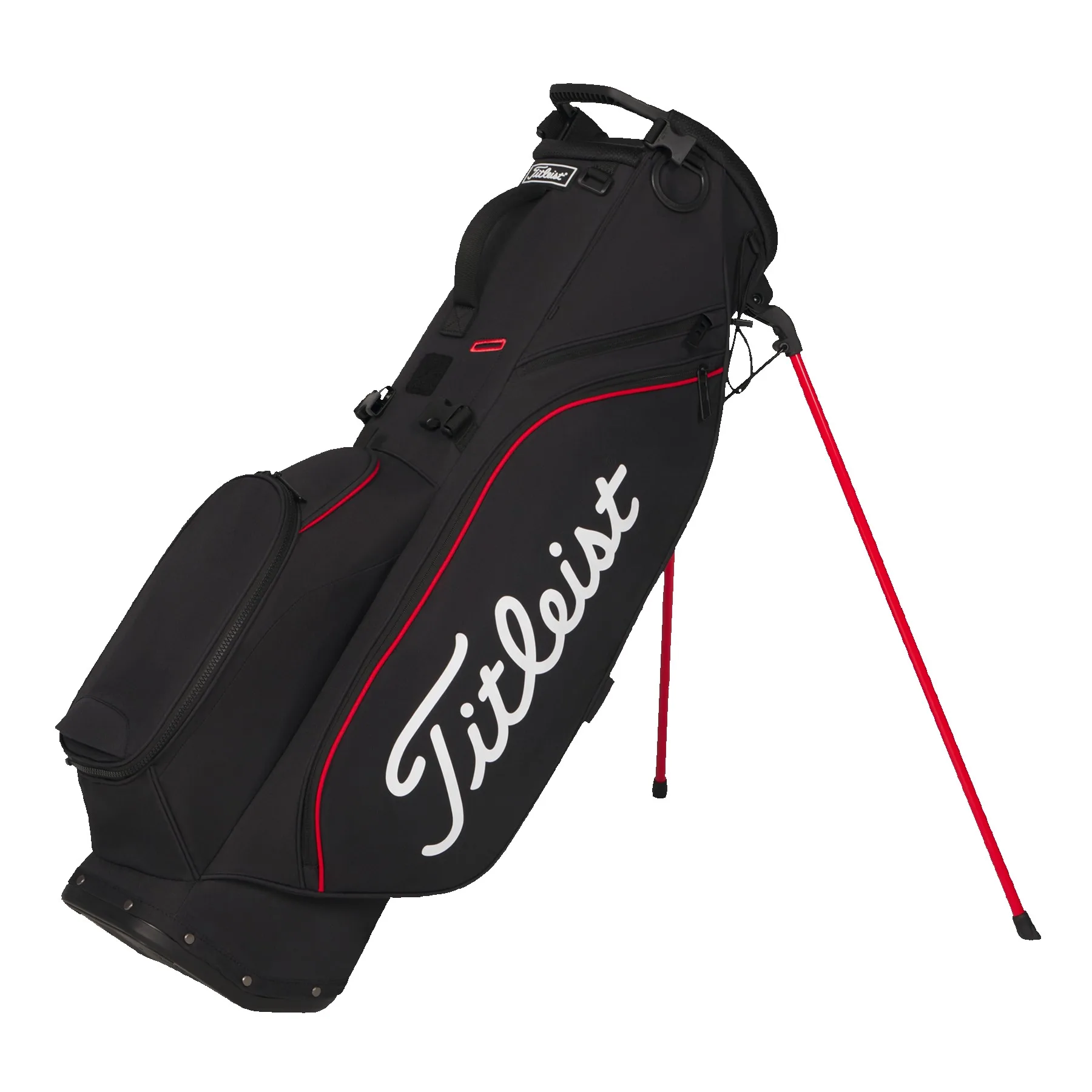 Titleist Players S4 Stand Bag - Black/Red/White