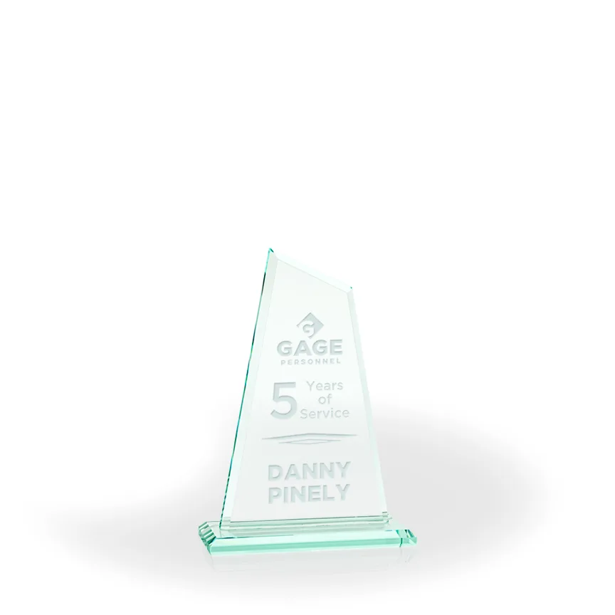 Ledo Jade Glass Award, Small