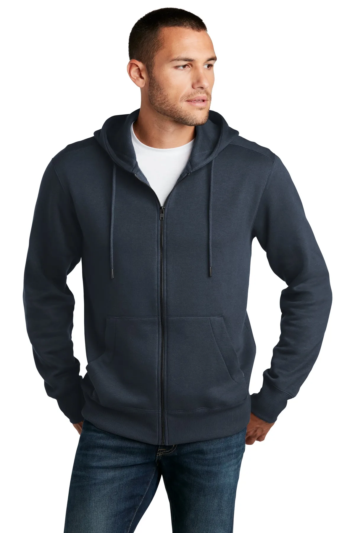 District ® Perfect Weight ® Fleece Full-Zip Hoodie view 4
