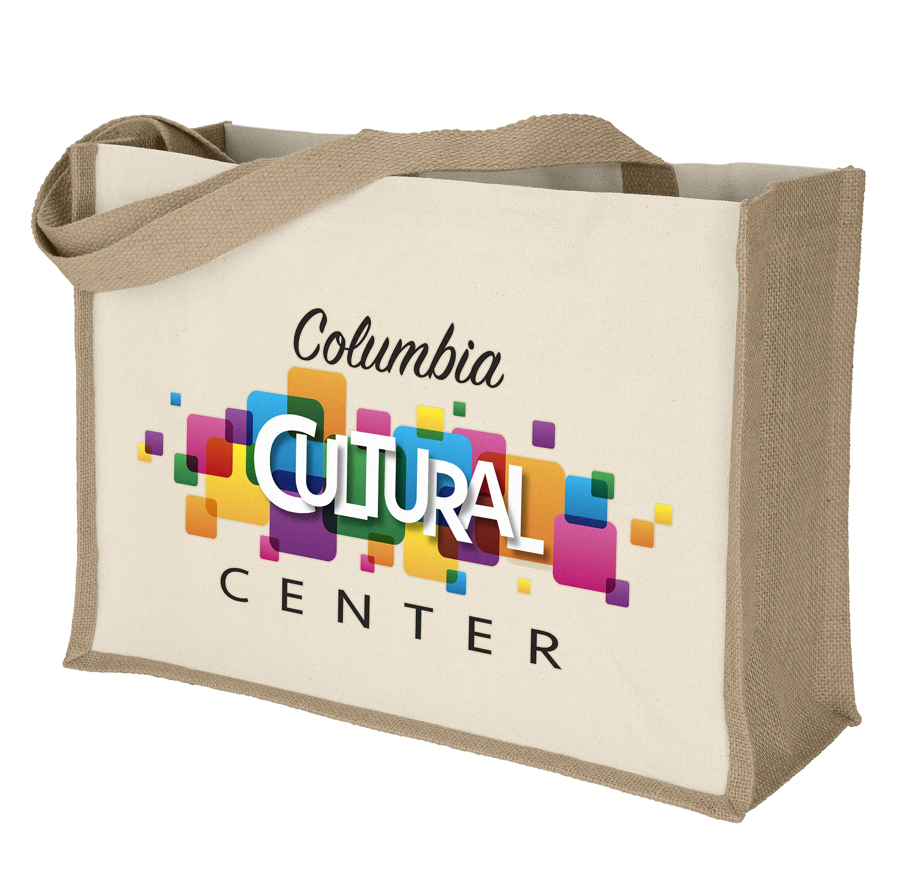 Josephine™ - Natural Tote - ColorVista (17" x 6" x 12")