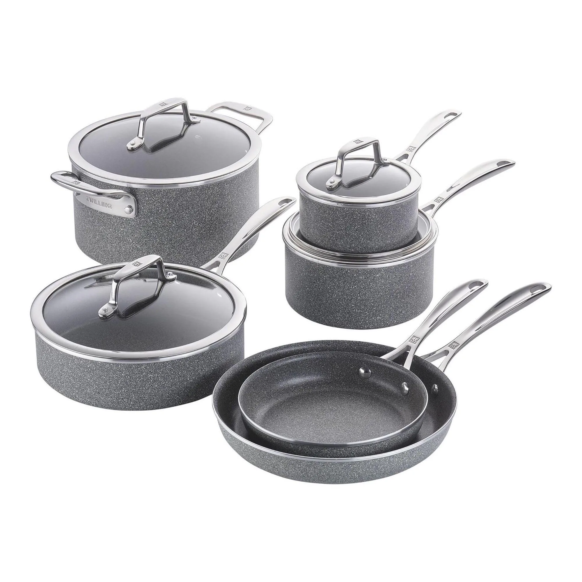Zwilling Vitale 10Pc Granitium Nonstick Cookware Set