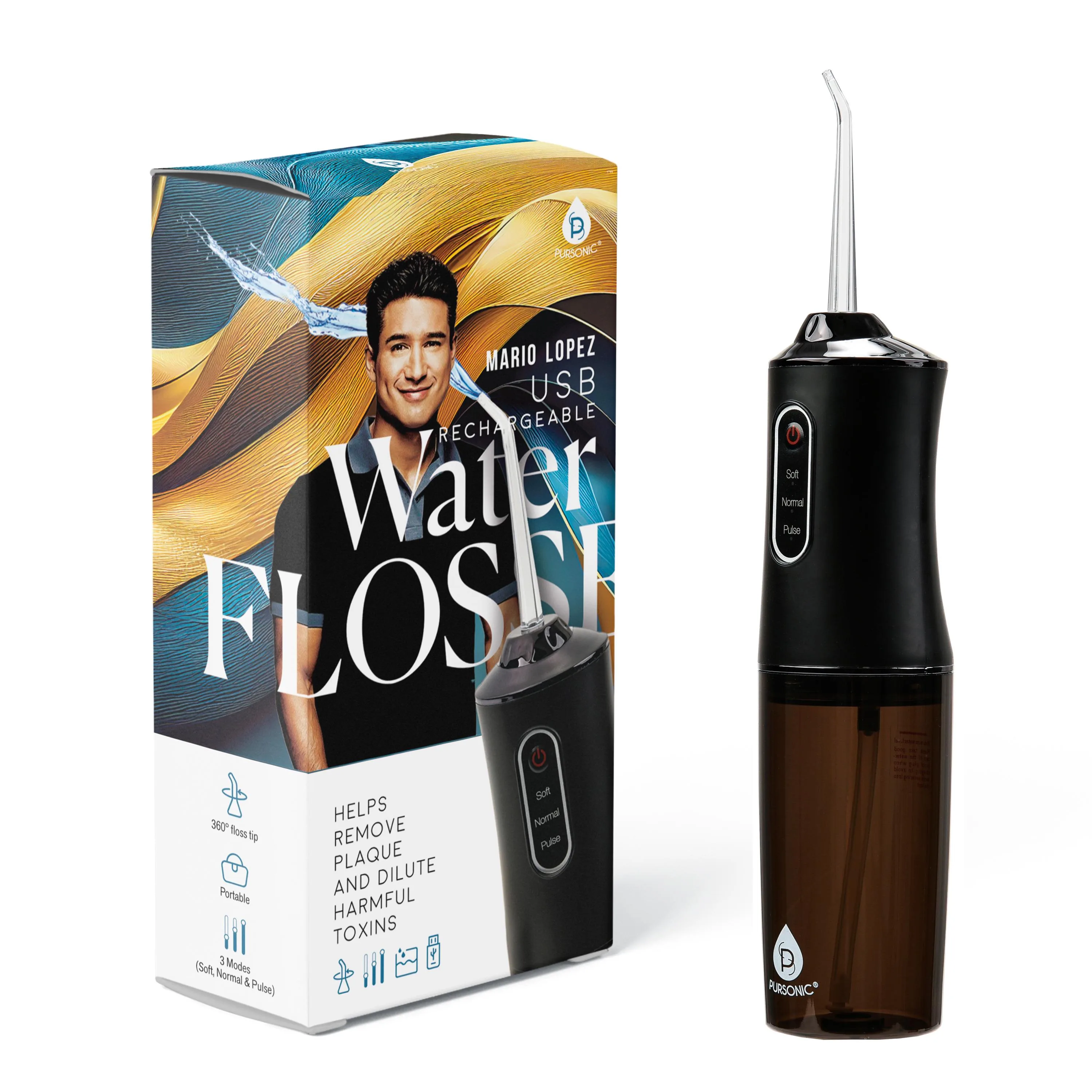 Pursonic Mario Lopez Usb Water Flosser