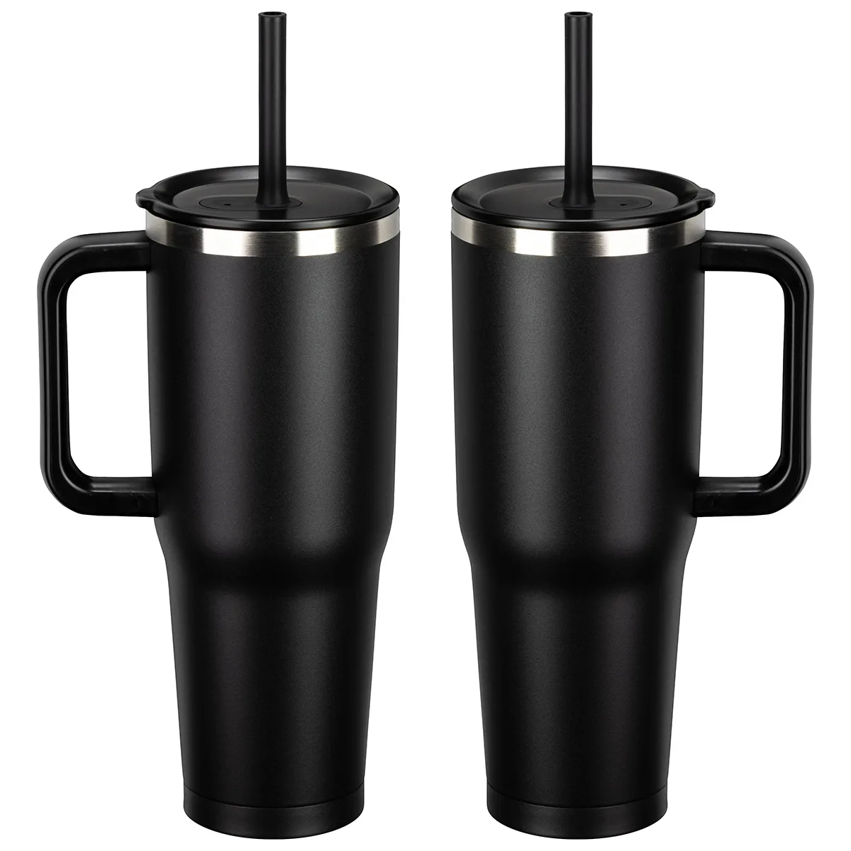 SENSO® Summit 40 oz Insulated Stainless Steel Travel Mug with Press-In Str view 6