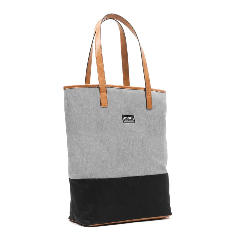 PKG Hazelton Vertical Tote Bag - Light Gray