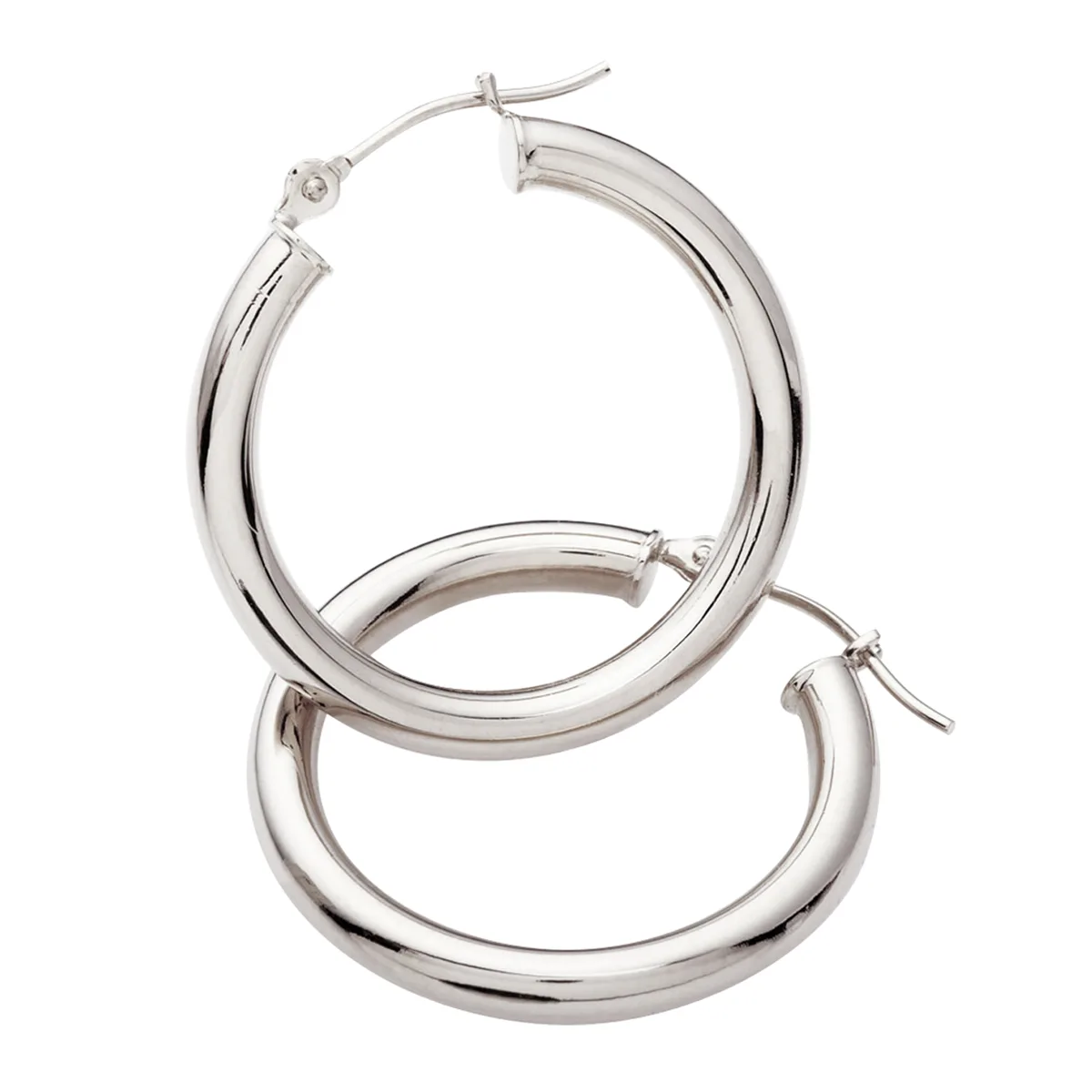 Jilco Inc Large Hoop Earrings - 40 mm