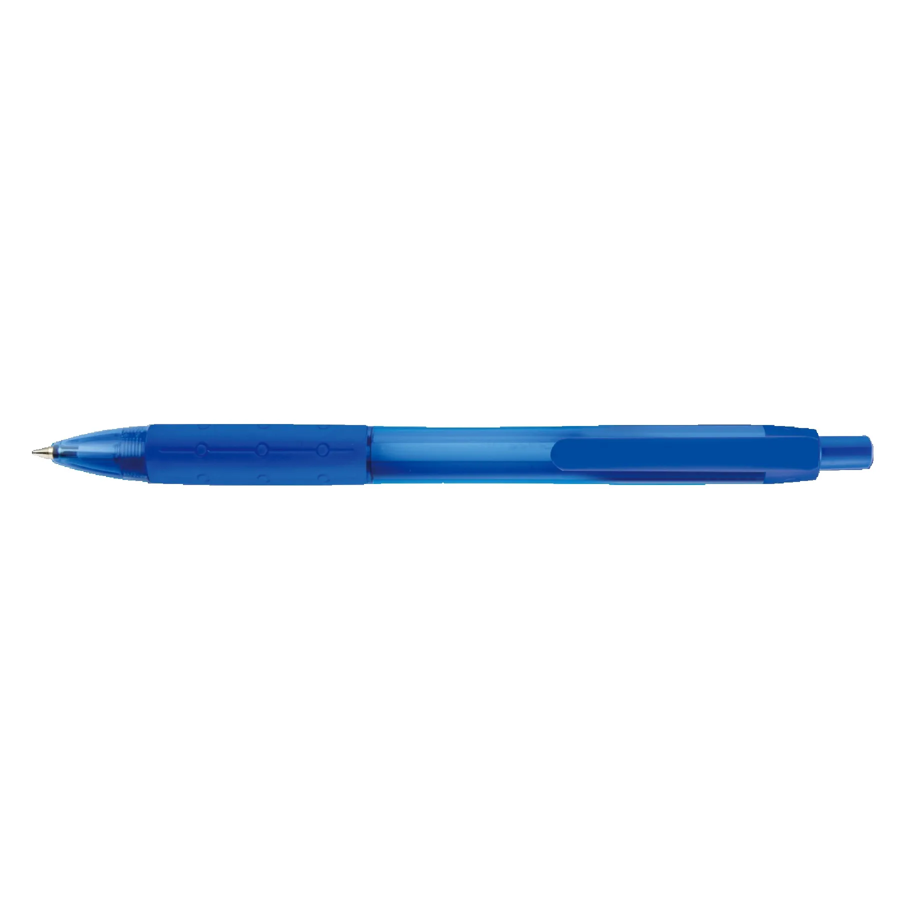Translucent Blue Blank Front View