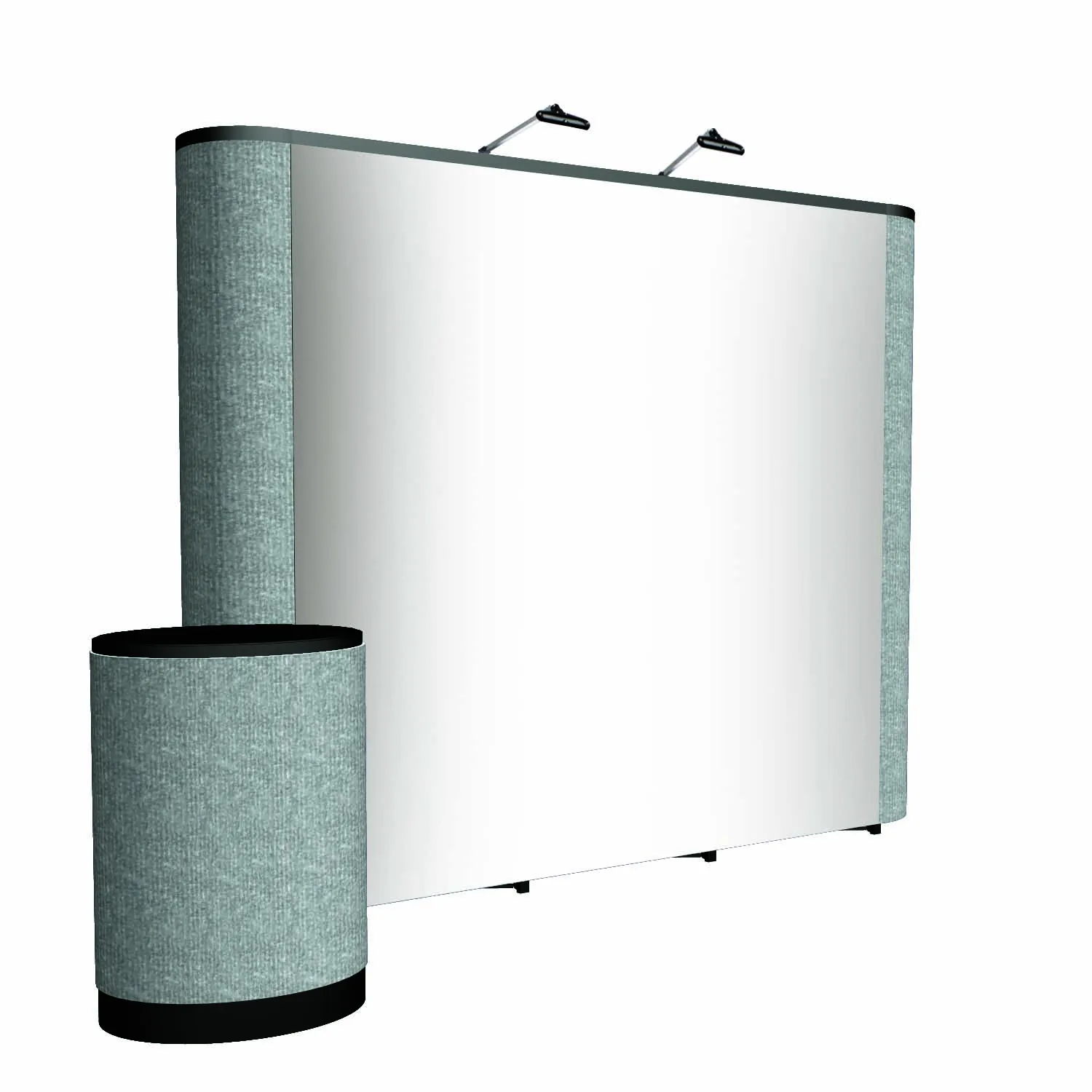10' Straight ARISE Floor Display Kit(Mural w/ Fabric Ends) view 2
