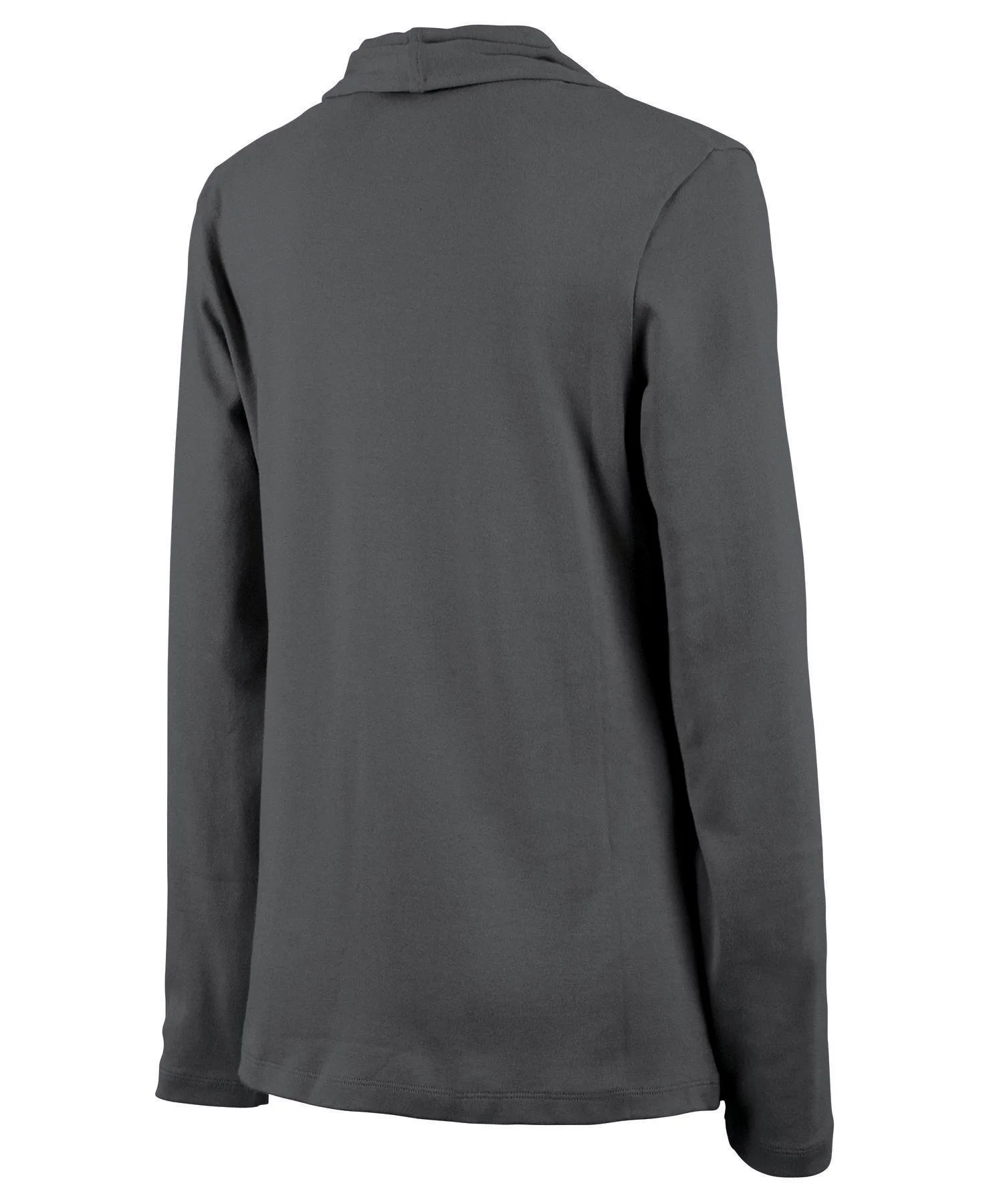 Dark Charcoal Gray Blank Back