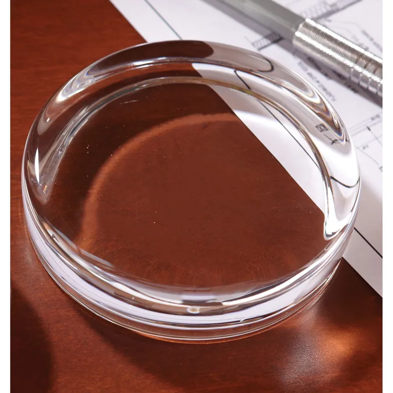 Flat Round Paperweight view 2