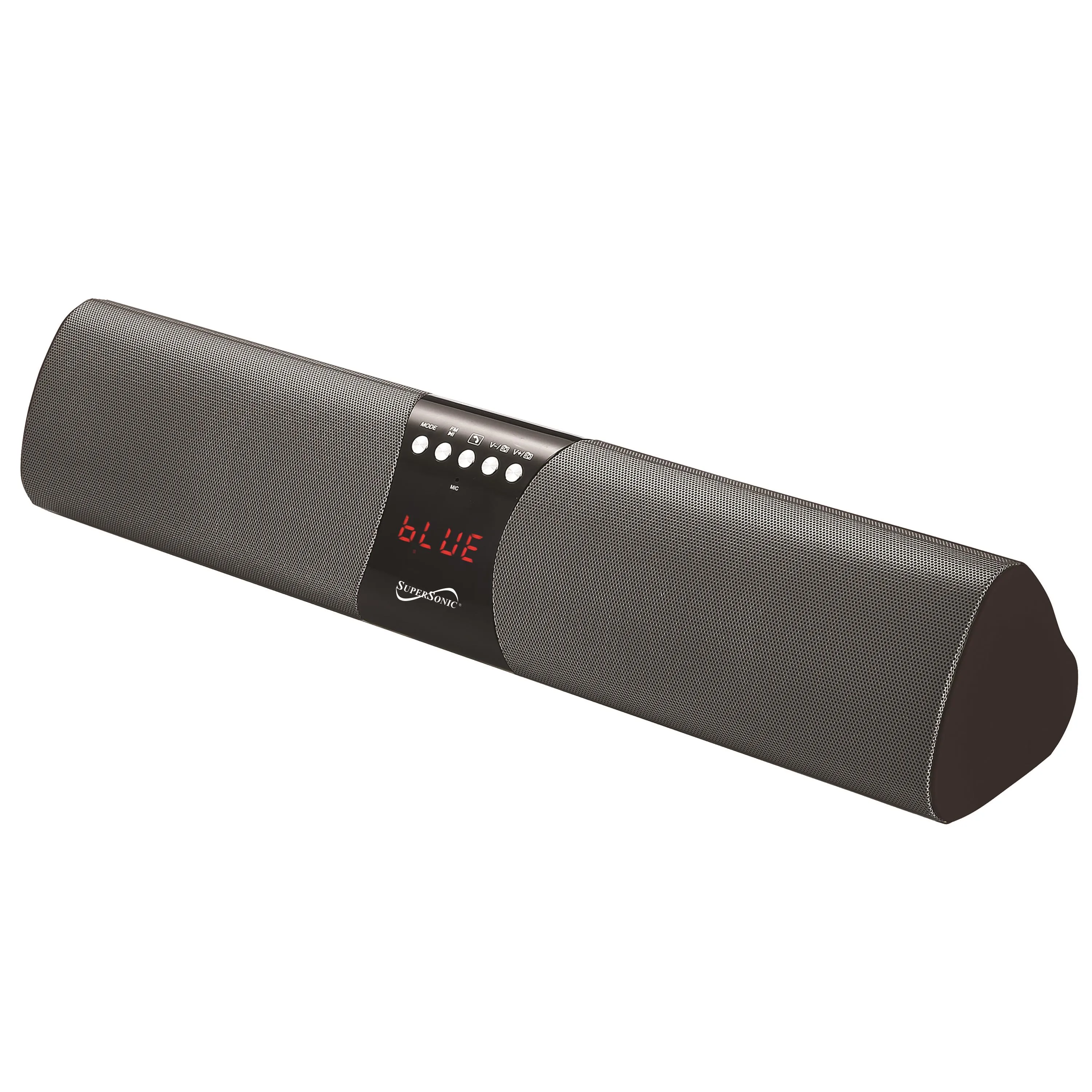 Supersonic® Wireless Speaker w/Micro SD & USB Inputs (Black)