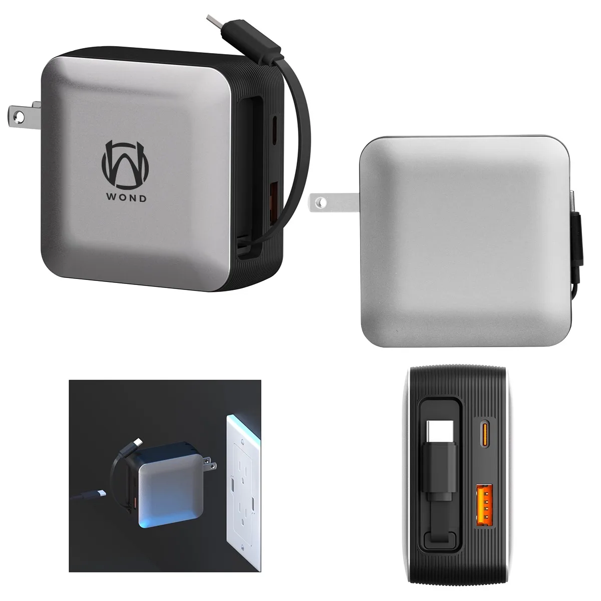 65w Phonesuit® Novo Wall Charger Pro view 2