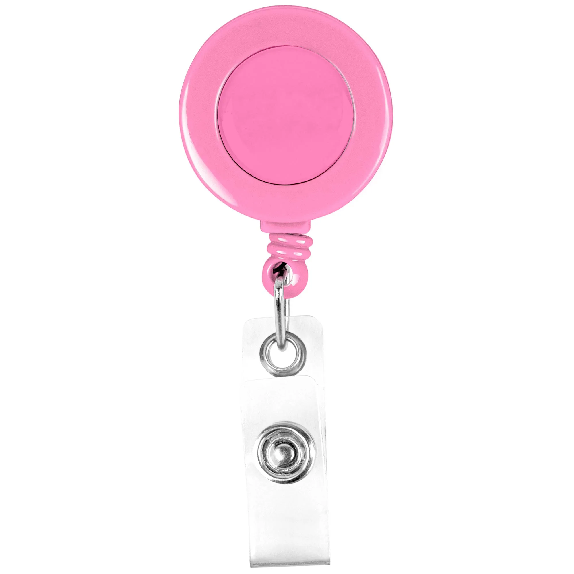 Round Retractable Badge Holder view 2
