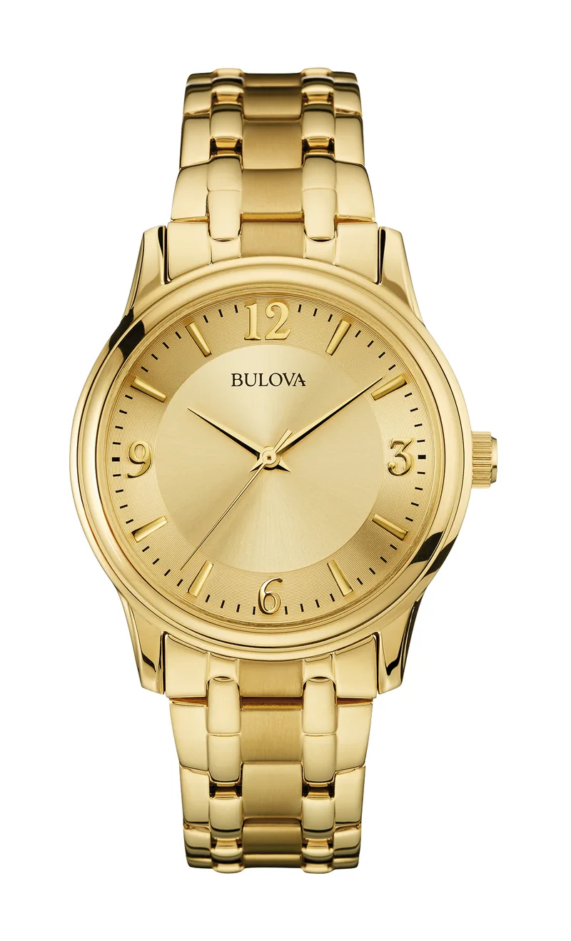 Bulova Watches Corporate Collection Men's Gold-Tone Bracelet Watch