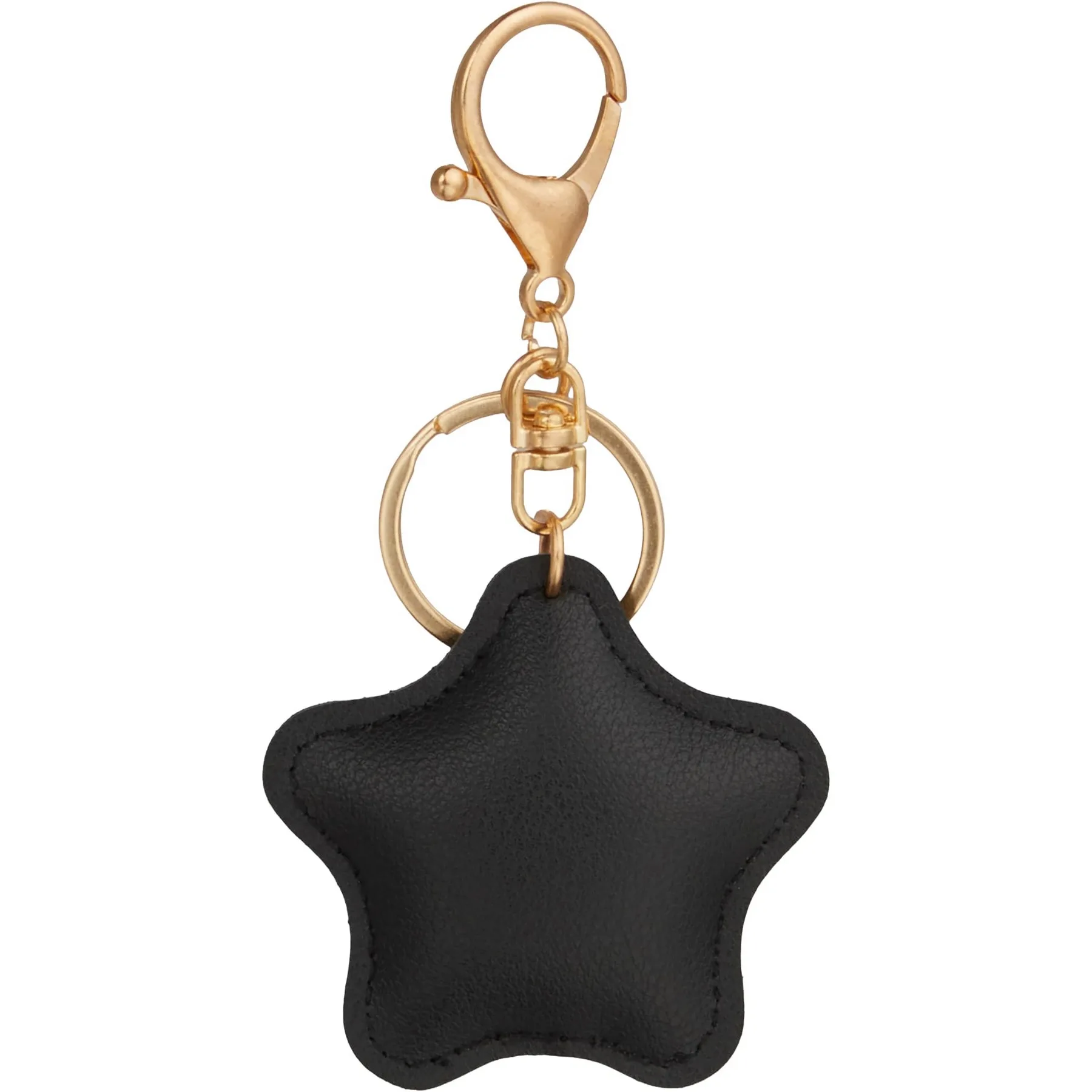 Star Leather Keychain view 2