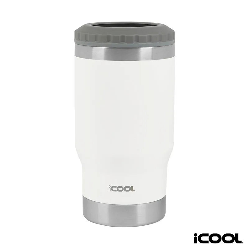iCOOL Oswego 14 oz. Double Wall Stainless Steel Can Cooler / Tumbler view 3