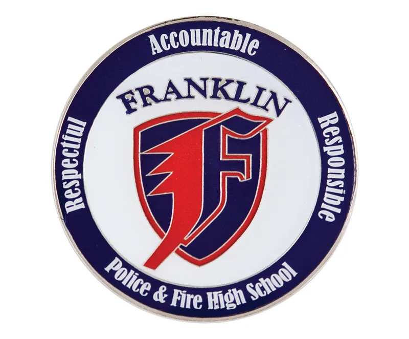 2" Challenge Coins - Zinc Core-Nickel Plating