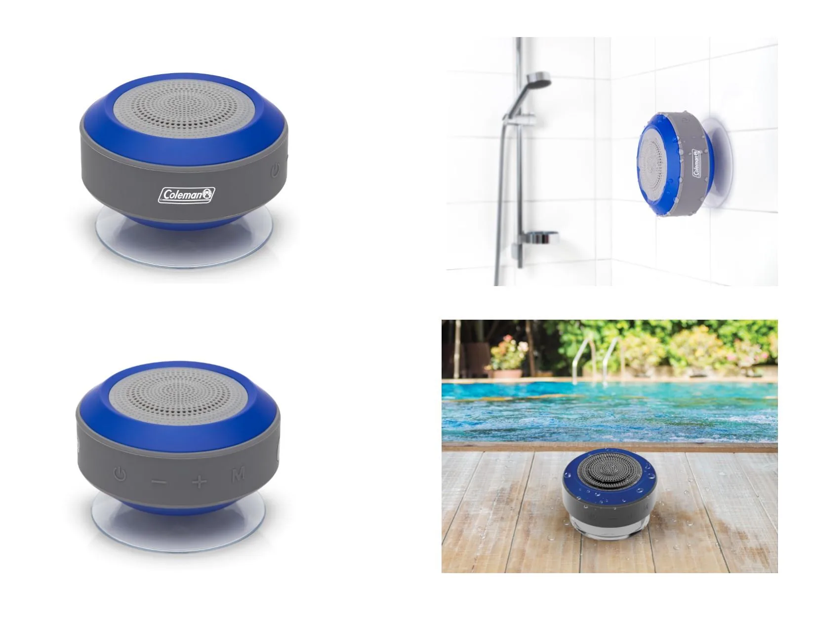 Coleman Waterproof Blue Bluetooth Speaker