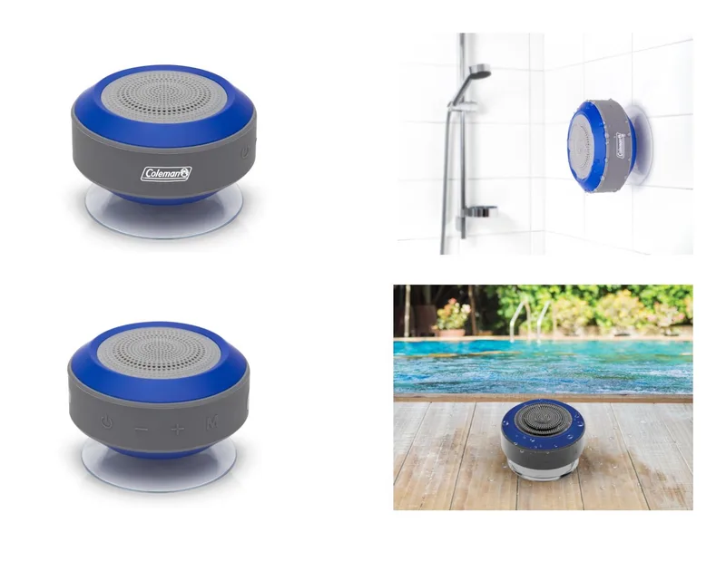 Coleman Waterproof Blue Bluetooth Speaker
