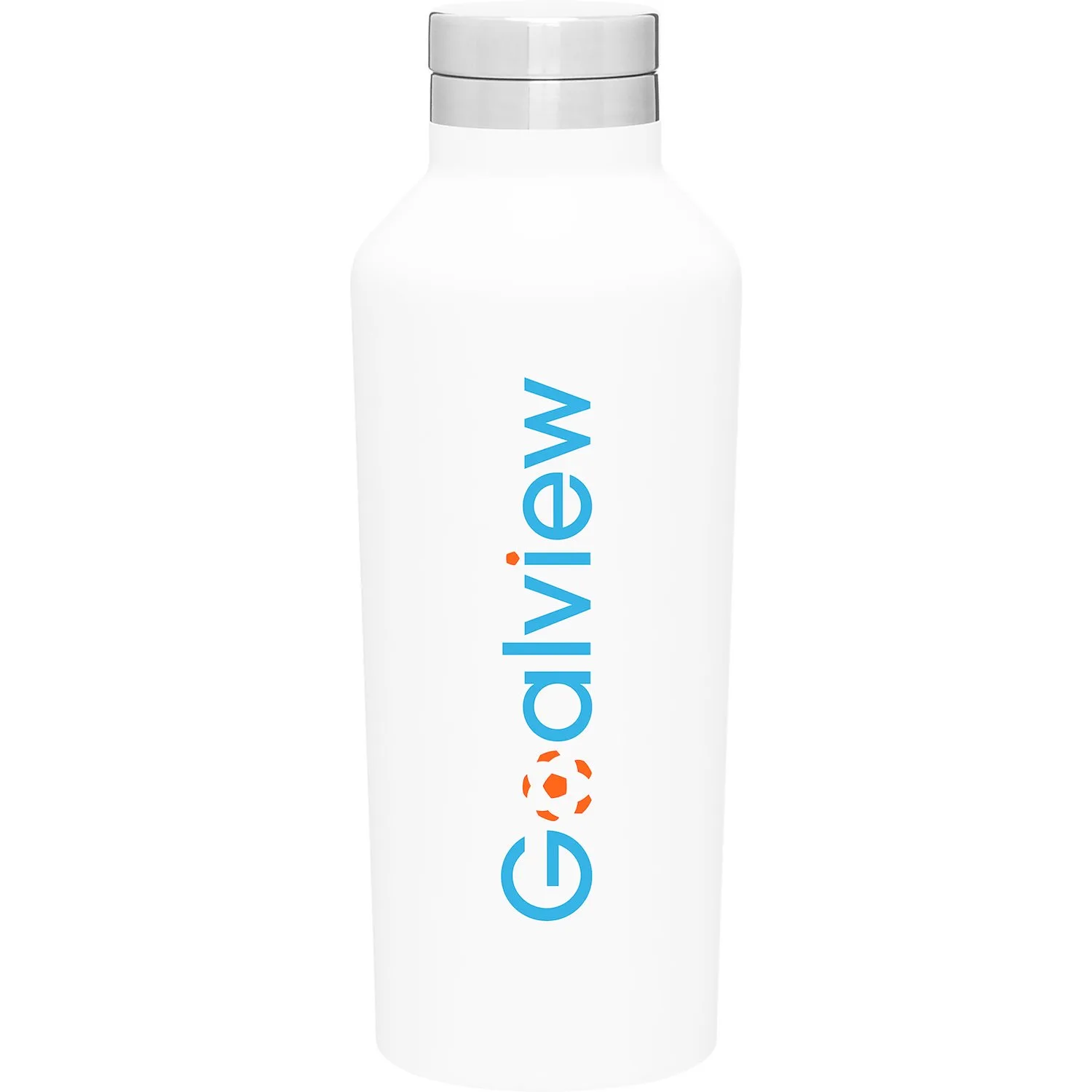 16.9 oz h2go Manhattan Water Bottle (Matte White)