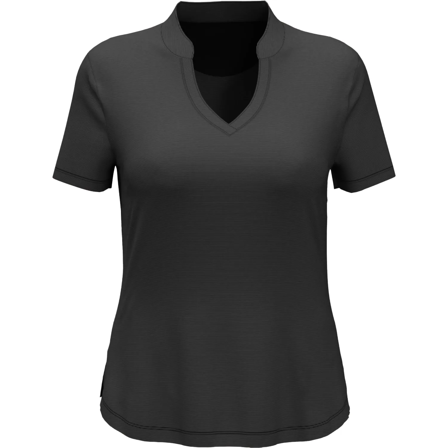 Callaway® Moisture Wicking Fine Line Stripe Women's Golf Polo Shirt with Custom Logo view 7