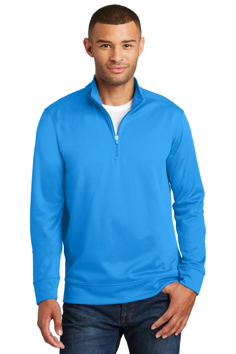 Port & Co™ Performance Fleece 1/4-Zip Pullover Sweatshirt. view 4