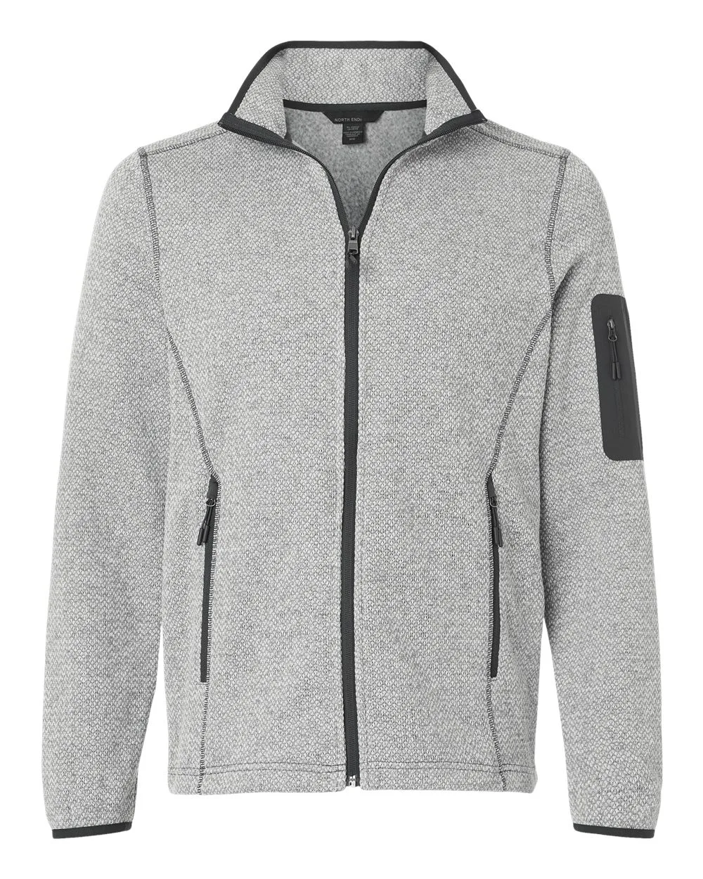 NORTH END® Men's Jasper Full-Zip Fleece Jacket view 6