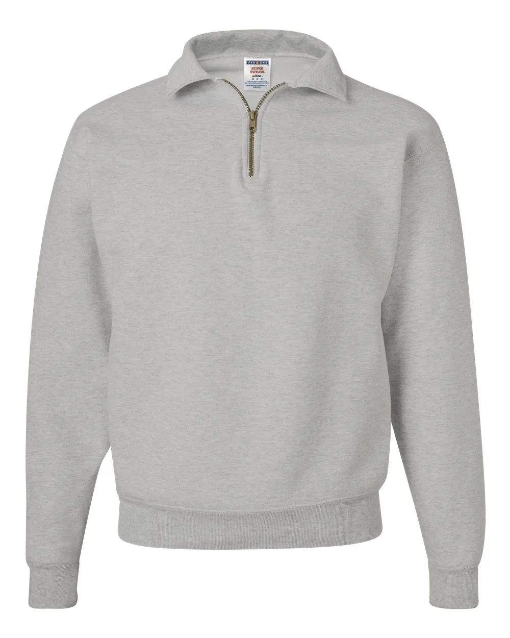 Jerzees® Super Sweats NuBlend® Quarter-Zip Cadet Collar Sweatshirt view 2
