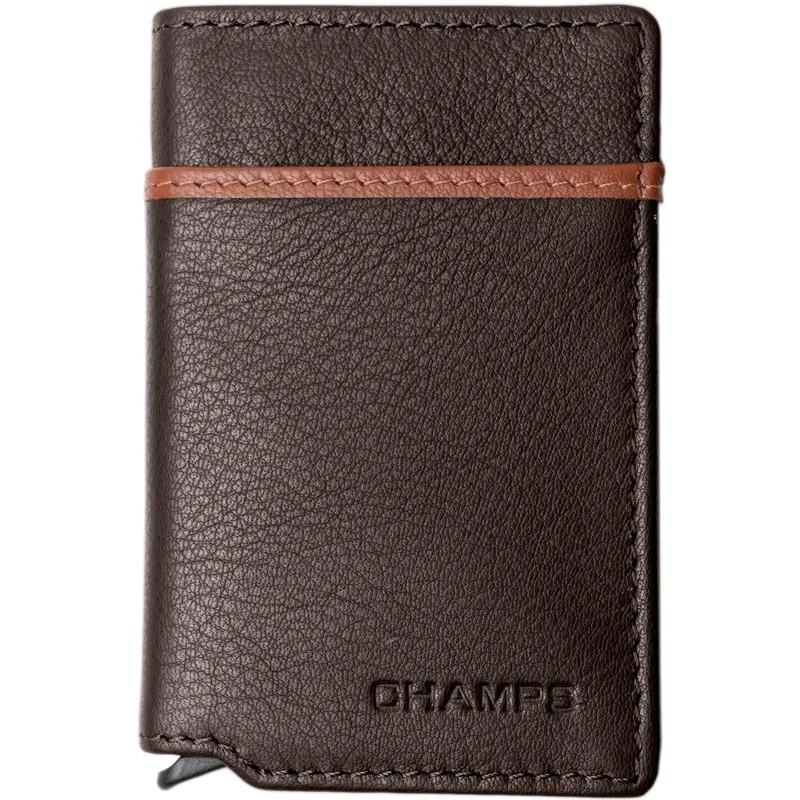 Champs Luggage Khaki Secure Wallet Case Size 2.75"X4"X0.5"