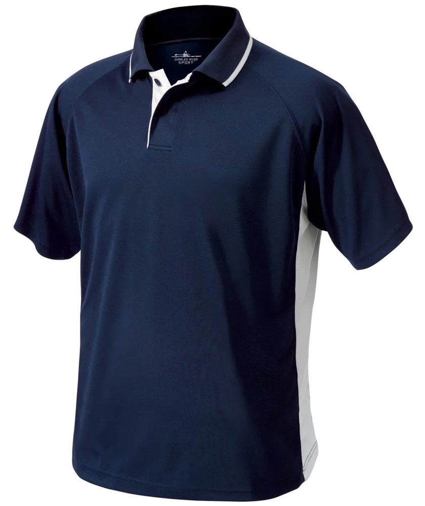Men's Color Blocked Wicking Polo Shirt view 4