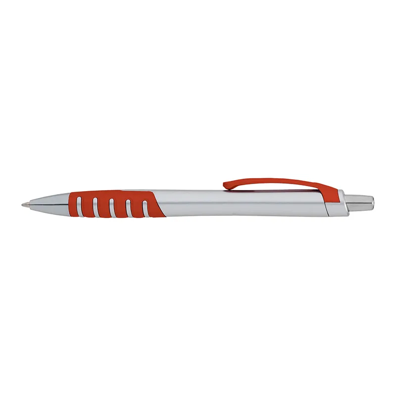 Apex Silver Plunge-Action Ballpoint Pen view 2