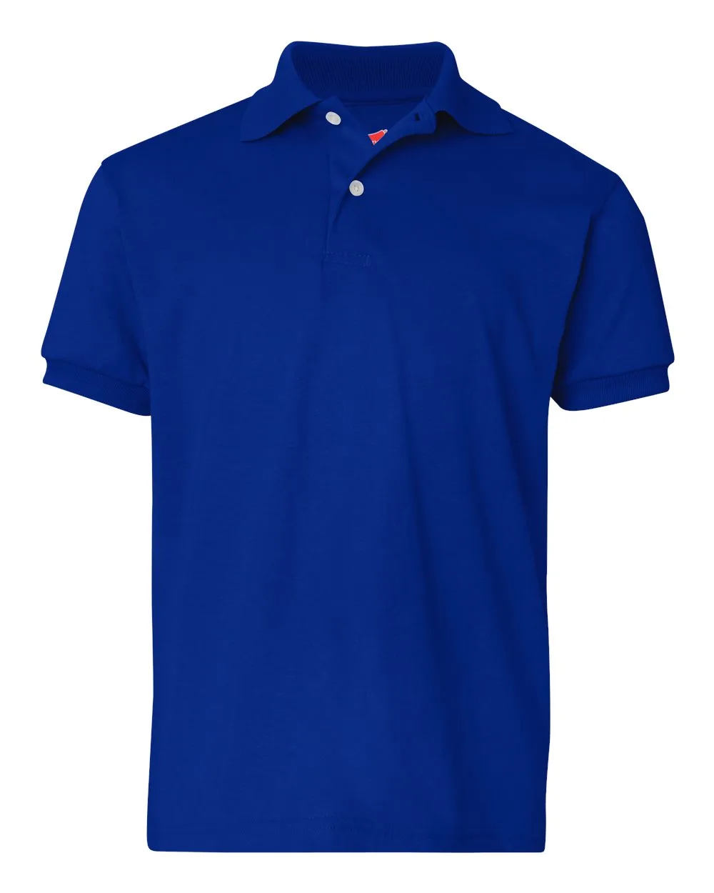 Hanes® Youth EcoSmart® Jersey Polo view 5