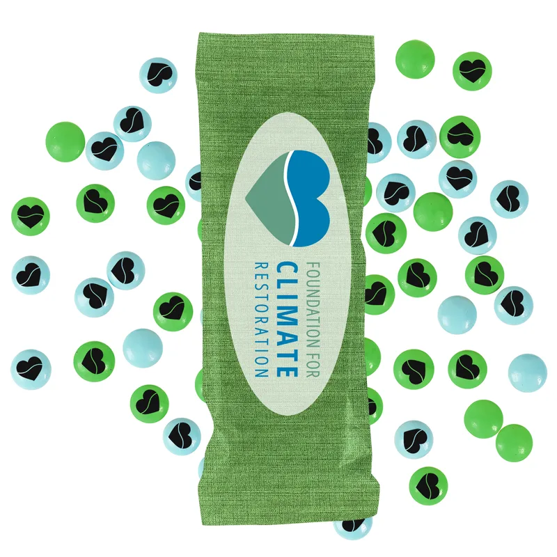 Full Color Tube DigiBag® w/ Imprinted Chocolate Buttons