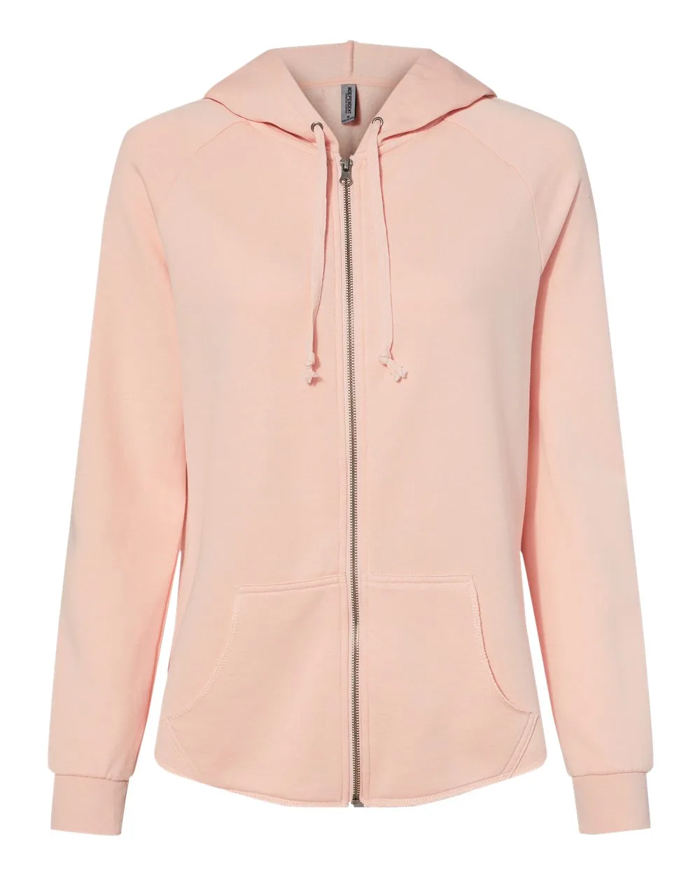Independent Trading Co.® Women's California Wave Wash Full-Zip Hooded Sweatshirt view 3