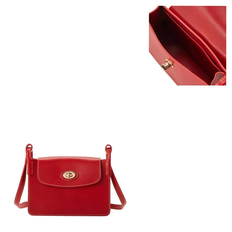 Dooney & Bourke Red Sweety Leather Pinky Bag