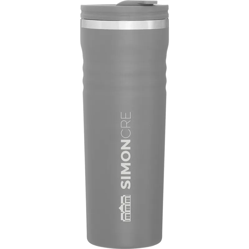 16.9 oz Meridian Travel Tumbler (Matte Storm Gray)