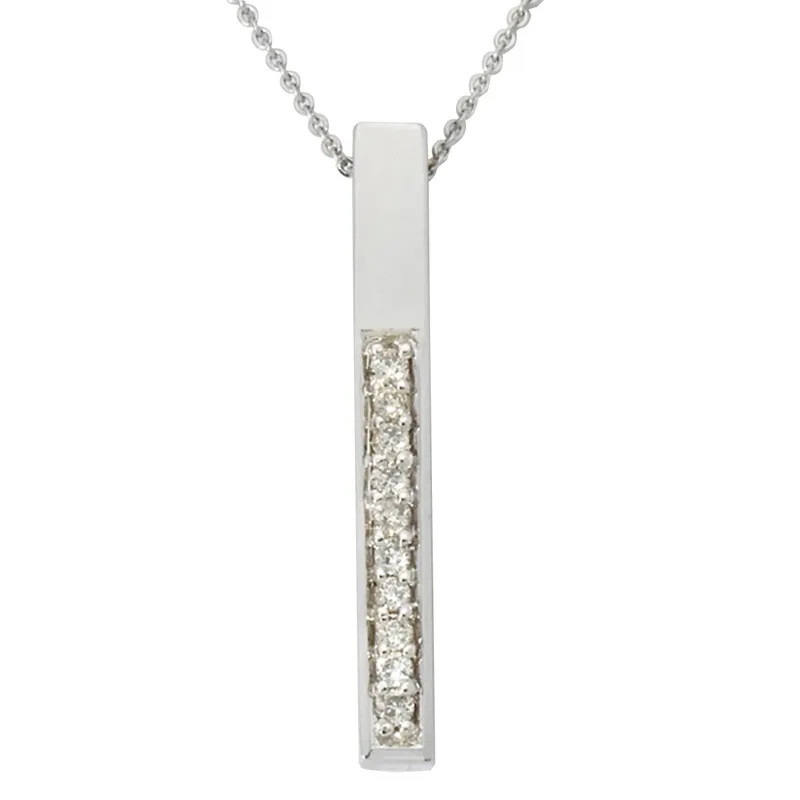 Jilco Inc Diamond Round Necklace - 0.10 Twt
