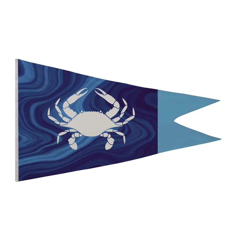 5' x 8' Nylon Burgee Flag Single-Sided