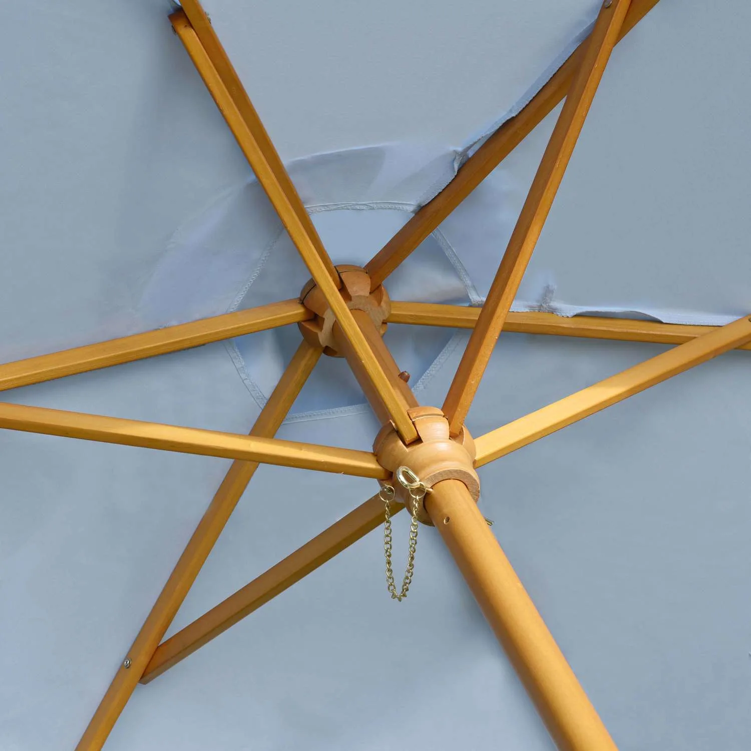 7' Wood Market Umbrella Kit (1 Imprint) view 5
