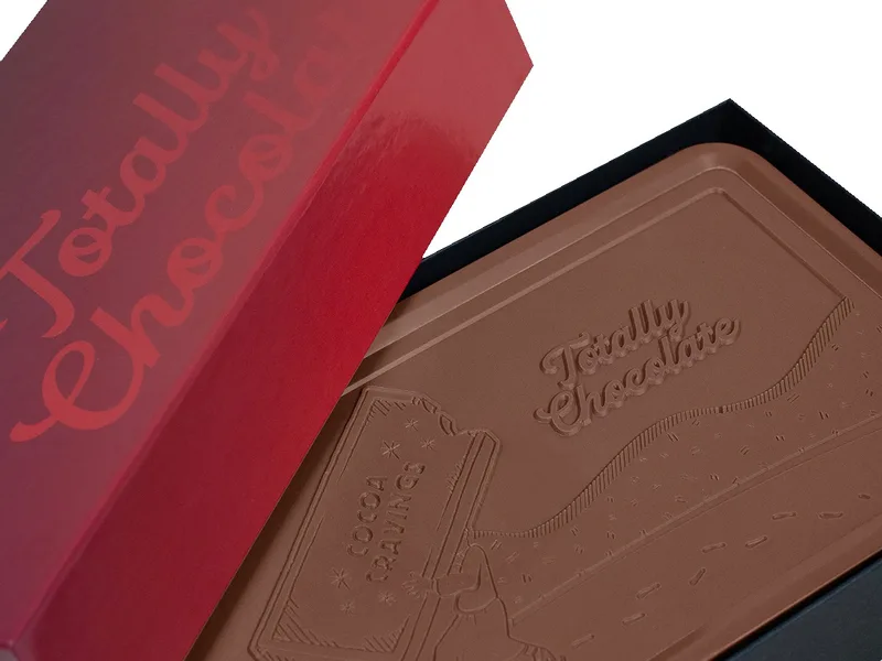 1 Lb. Chocolate Gift Bar - LUXE Packaging
