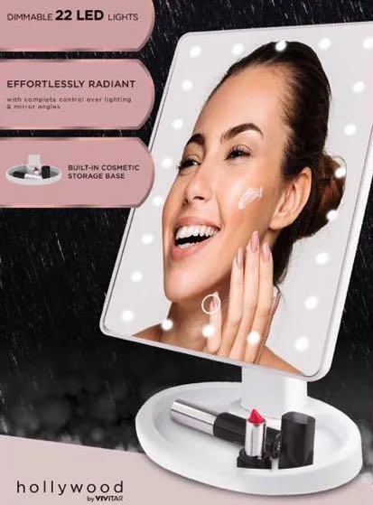 Health Beauty & Fitness Hollywood By Vivitar Lighted Led Vanity Mirror