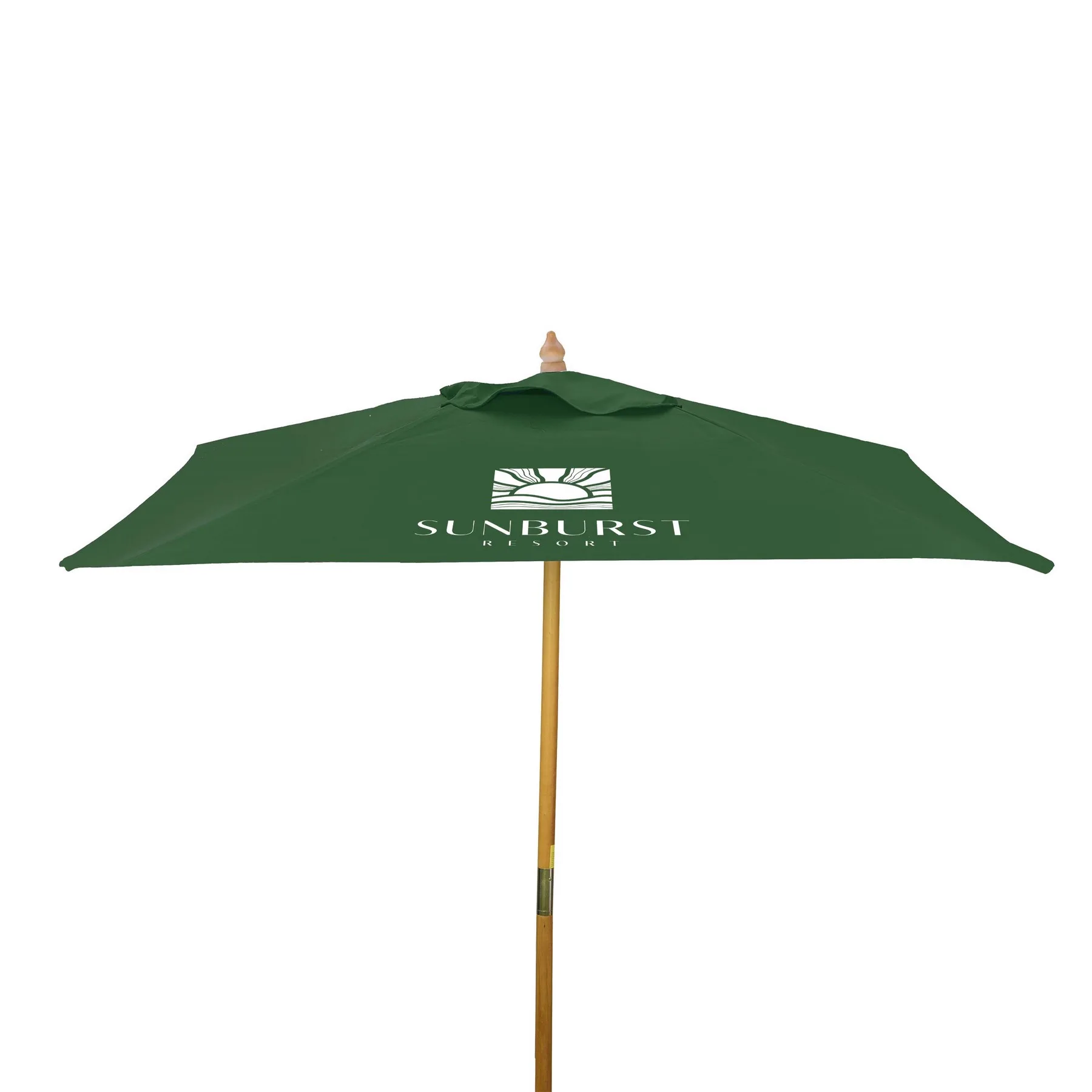 8' Square Wood Market Umbrella Kit (1 Imprint) view 7