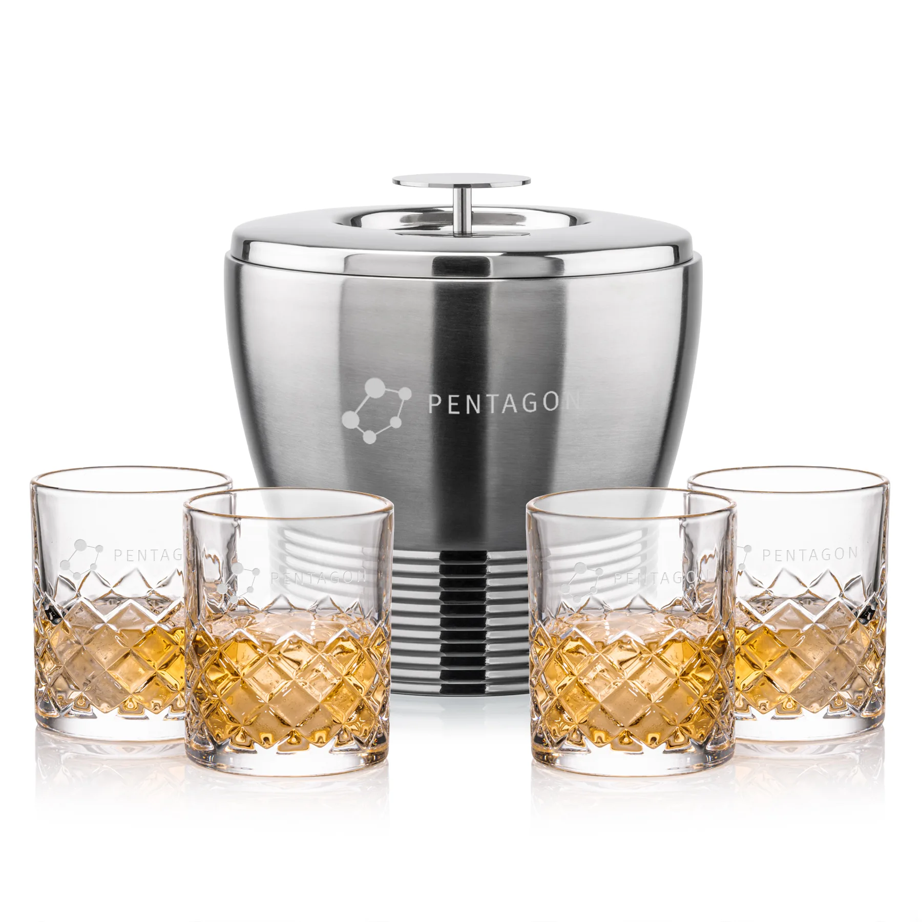 Genoa Bucket Set, Laser Engraving, Set of 5