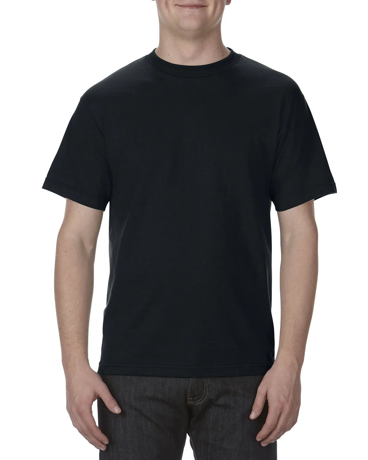 American Apparel Unisex Heavyweight Cotton T-Shirt view 2